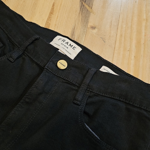 Frame Ali High Rise Cigerette Denim - Picture 4 of 13